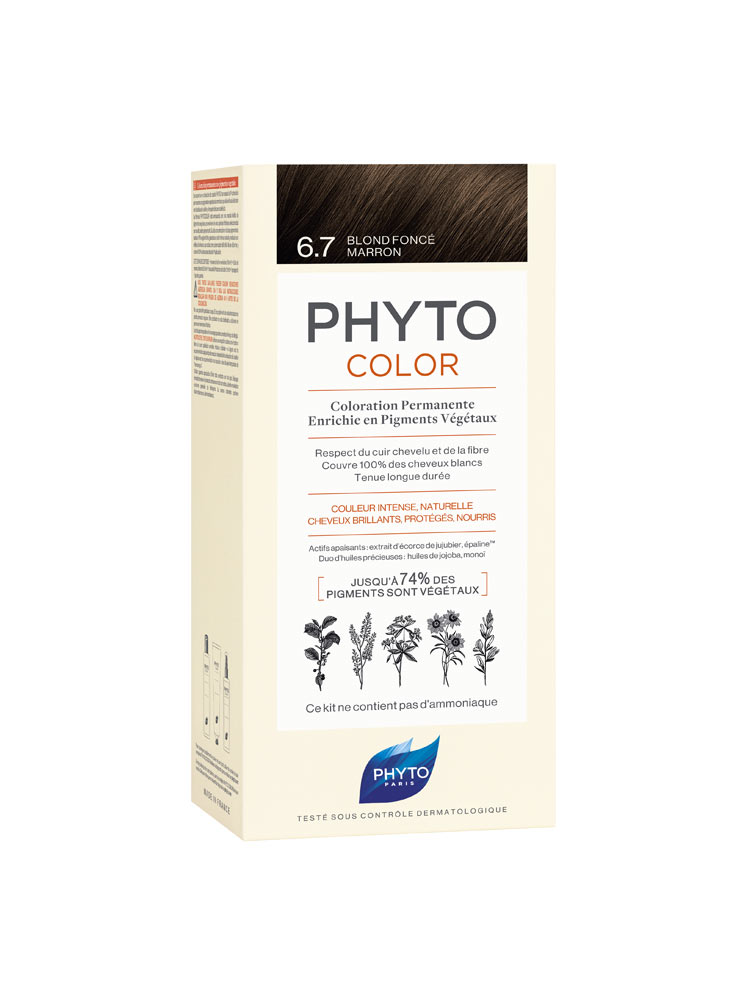 Phyto Phytocolor Permanent Color Hair Colour 6 7 Dark Chestnut