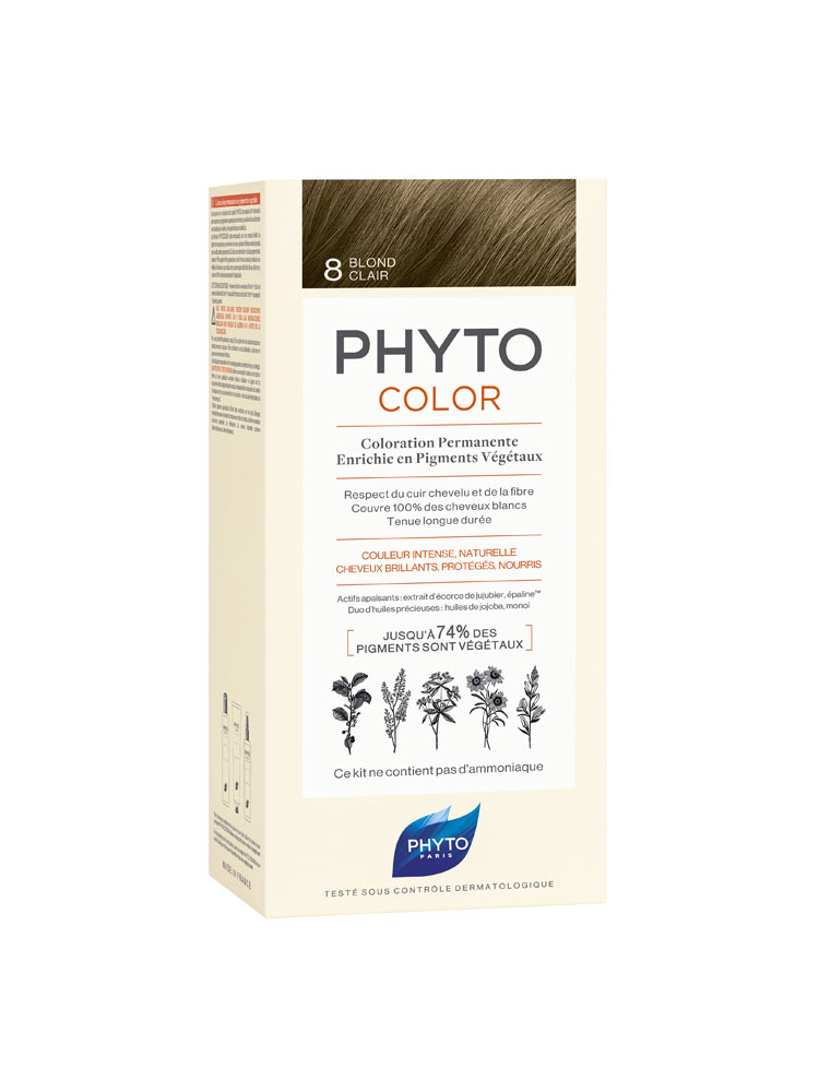 Phyto Phytocolor Permanent Color Hair Colour 8 Light Blonde