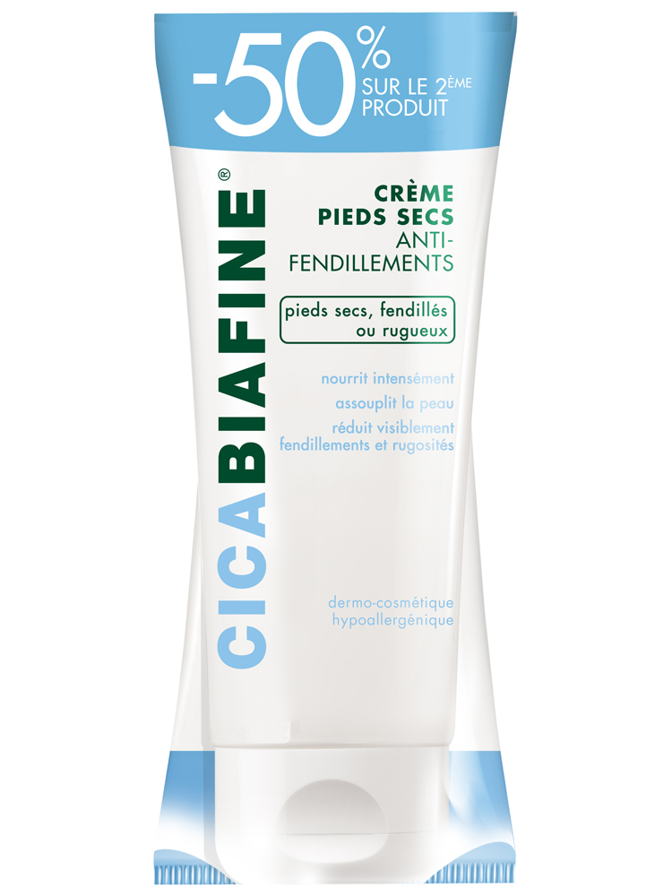 CicaBiafine Crème Pieds Secs Anti-Fendillements Lot de 2 x 100 ml