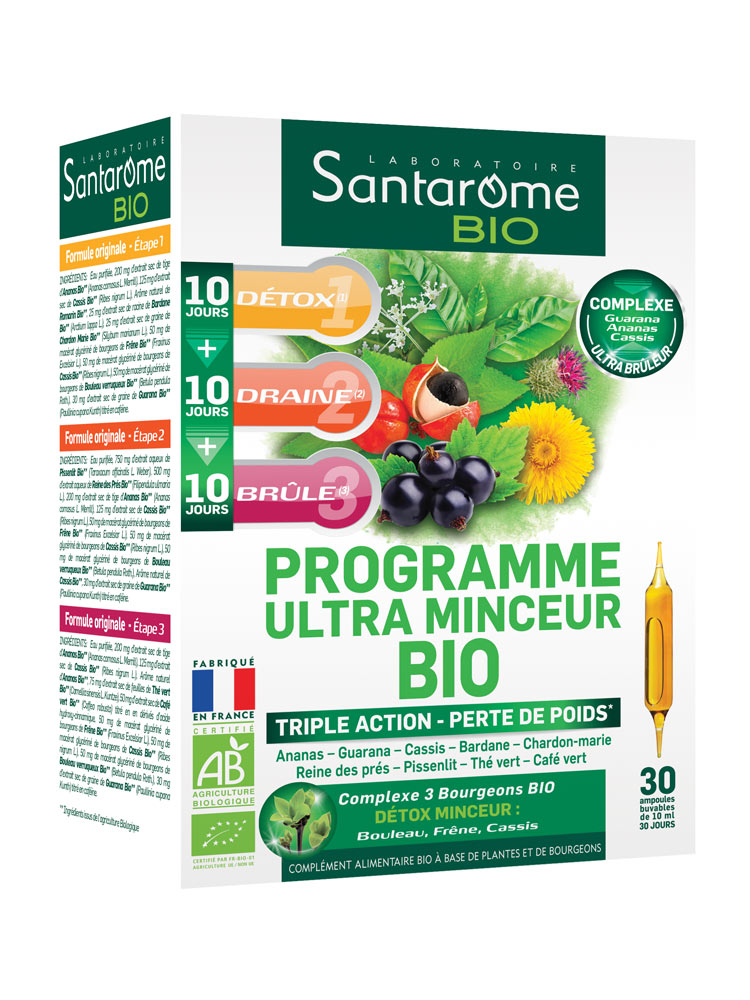 Santarome Bio Organic Ultra Slimming Program 30 Phials