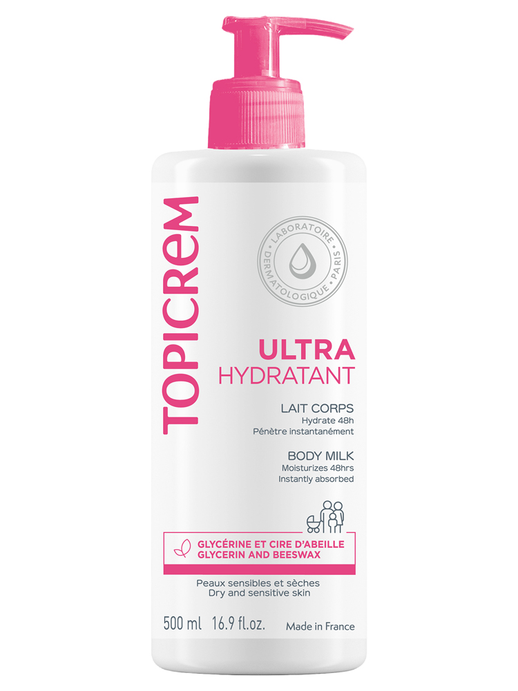 Topicrem Ultra-Hydratant Lait Corps 500 ml