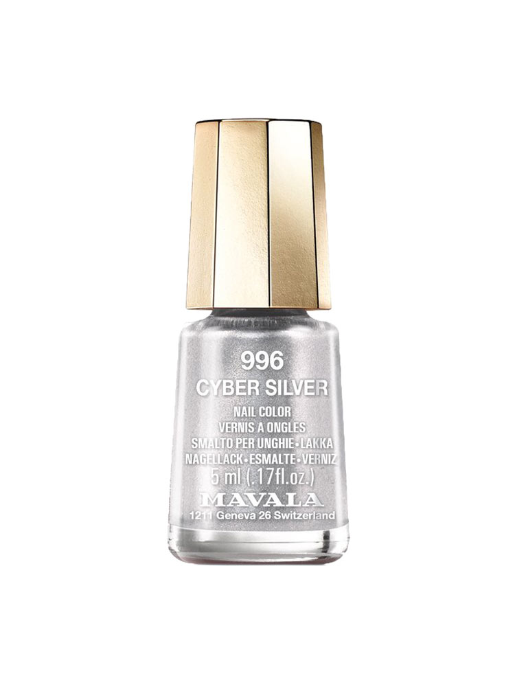 Mavala Mini Color Esmalte De Uñas Crema 5 Ml Color 996 Cyber Plateado