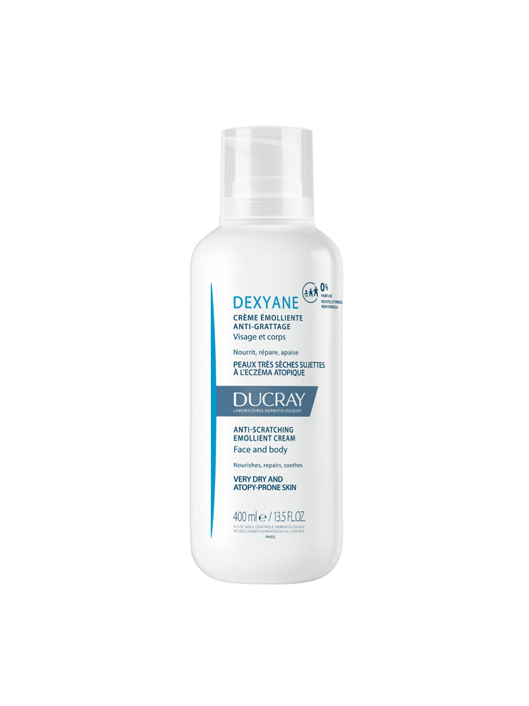 Ducray Dexyane Anti-Grattage Creme – 400 Ml, Für Sehr Trockene & Juckende Haut