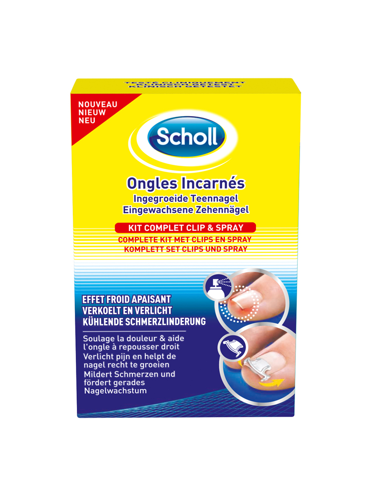 Scholl Ingrown Nails Clip Spray Complete Kit