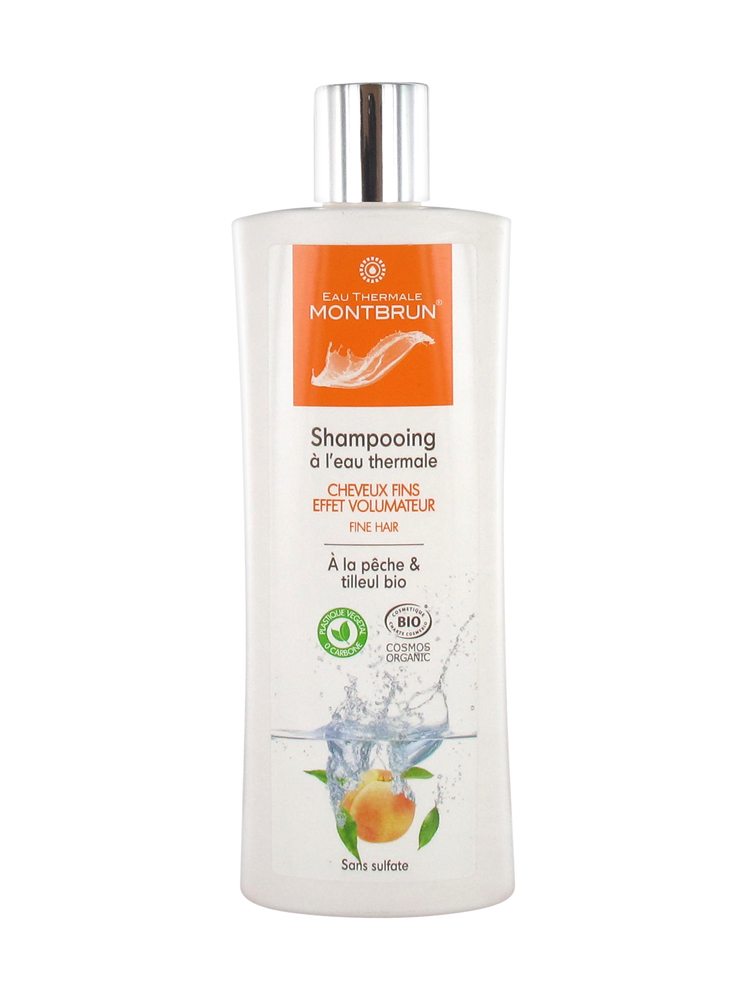 Montbrun Organic Shampoo With Thermal Water Fine Hair Volumizing