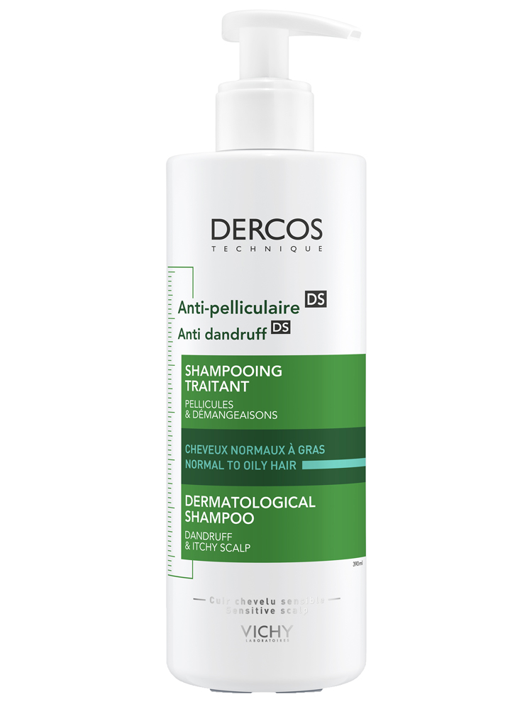 Vichy Dercos Anti Dandruff Advanced Action Shampoo Normal To Oily