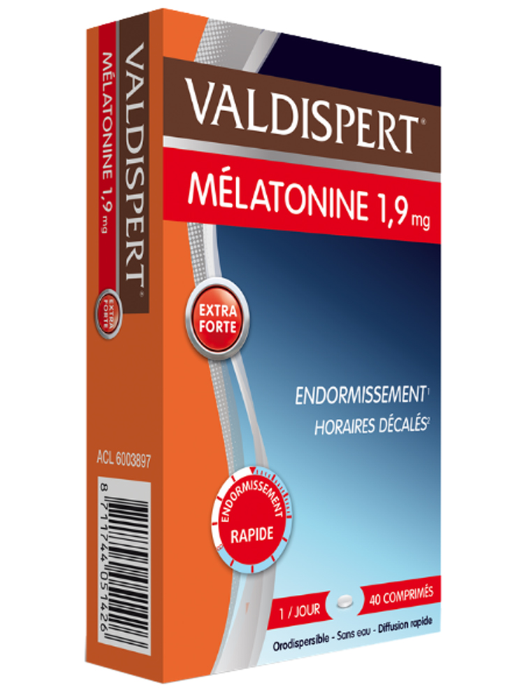 Valdispert Mélatonine 1,9 mg 40 Comprimés