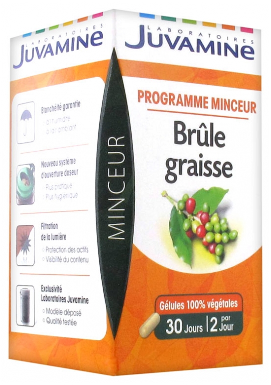 Brûle-graisse LKS - 60 Gélules - Thé Vert, Café Vert, Guarana - Péremption 09/2026