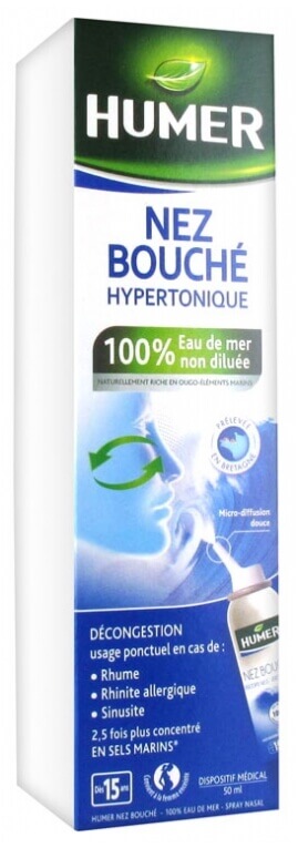 Humer Blocked Nose Hypertonic Adults 50ml