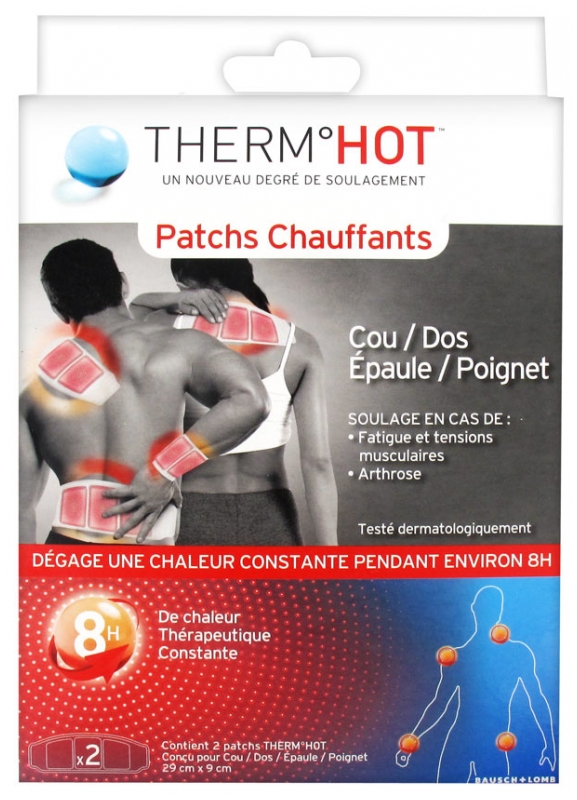 Thermacare Patch Auto Chauffant Nuque Epaule Poignet X2 Patchs Prix