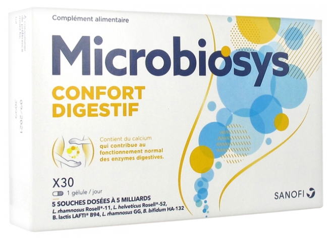 Sanofi Microbiosys Digestive Comfort 30 Capsules