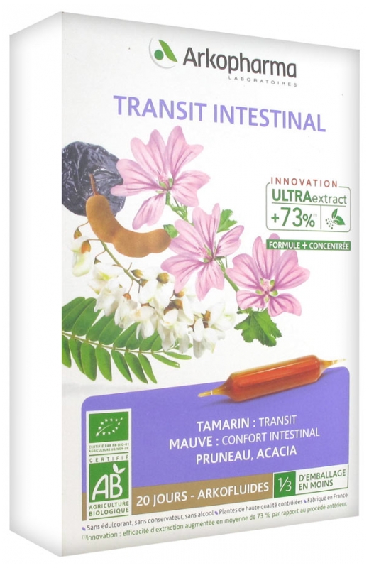 Arkopharma Arkofluides Transit Intestinal Bio 20 Ampoules
