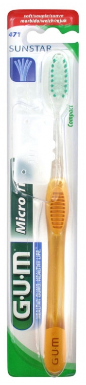gum toothbrush with rubber tip