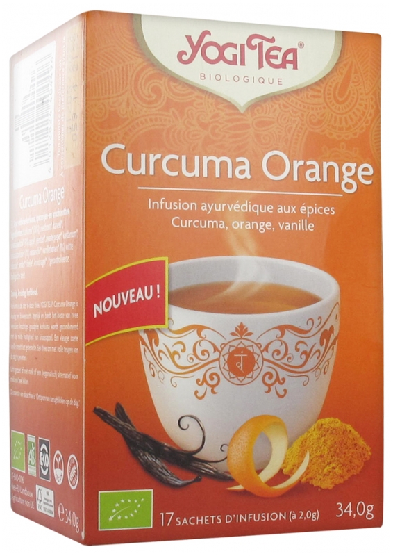 Yogi Tea Organic Turmeric Orange 17 Sachets