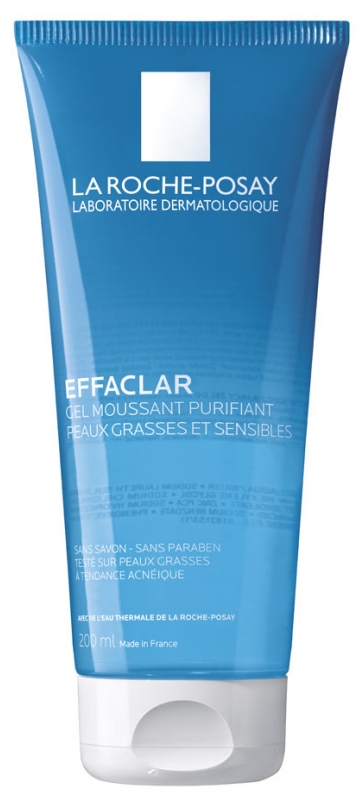 La roche posay эфаклар очищающий пенящийся гель 200мл (3337872411083)