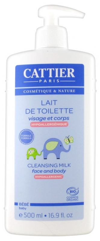 Cattier Bebe Lait De Toilette Hypoallergenique 500 Ml