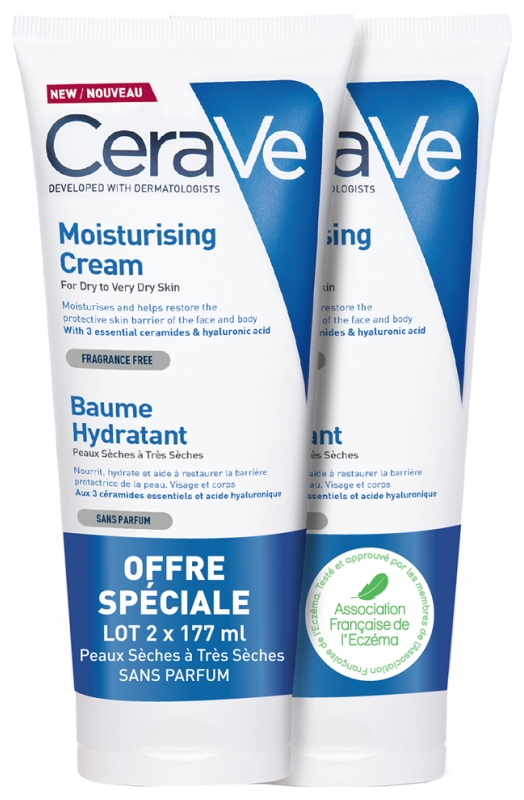 CeraVe Moisturising Cream 2 x 177ml