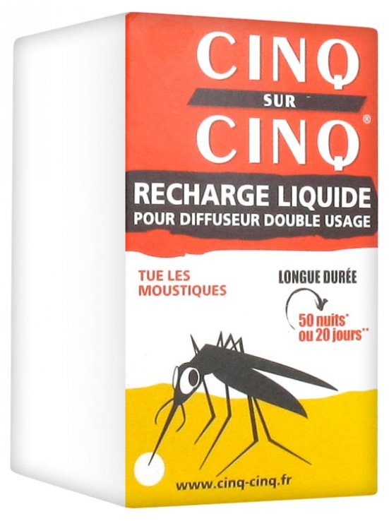 Cinq sur Cinq Recharge Liquide Anti-Moustiques 35 ml