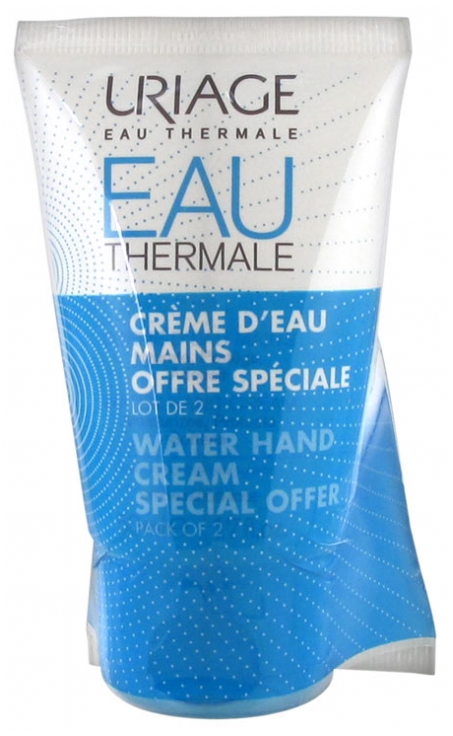 Uriage Water Hand Cream 2 x 50ml
