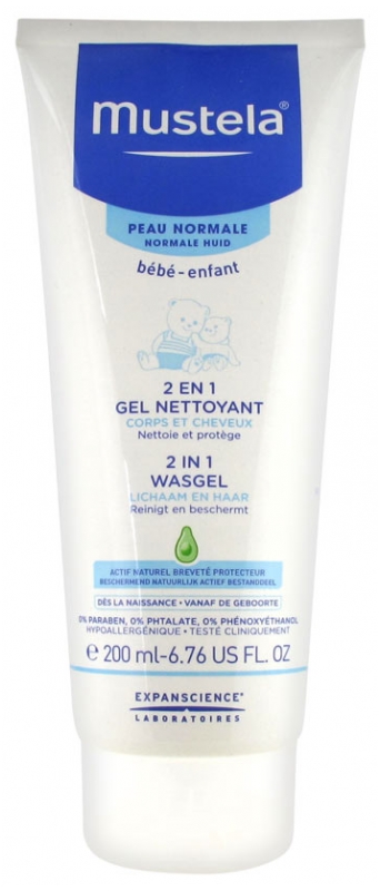 Mustela In Cleansing Gel Body And Hair Normal Skin Ml