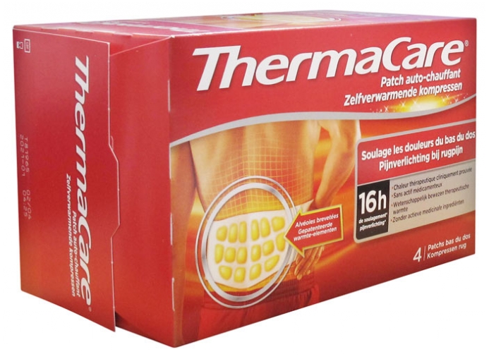 ThermaCare Warming Patch 16hrs Lower Back 4 Belts