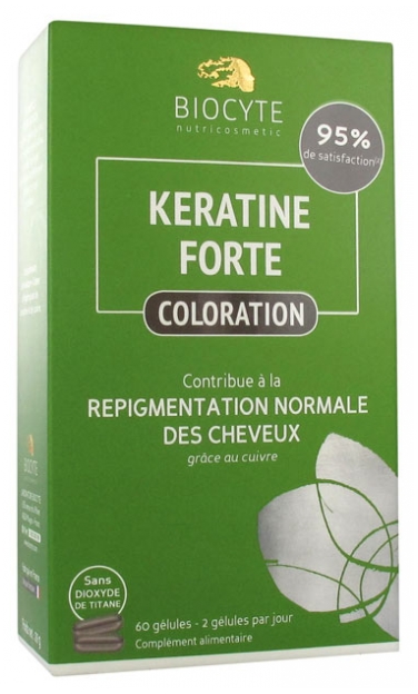 Biocyte Keratin Forte Farbung 60 Kapseln