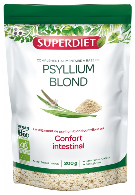 Super Diet Psyllium Blond Organic 200 g