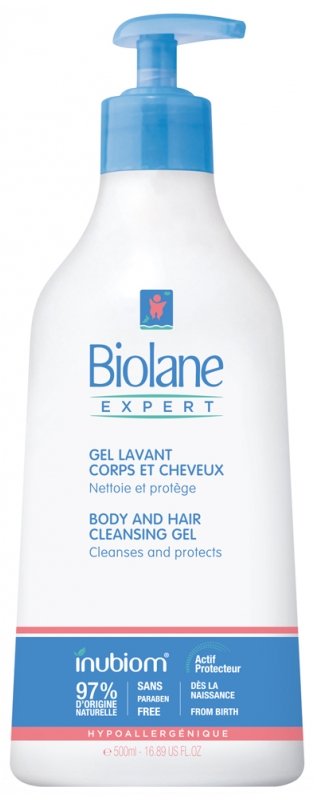 Biolane Expert Gel Limpiador Cuerpo Y Cabello 500 Ml