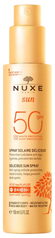 nuxe sun high protection fondant cream for face spf 50