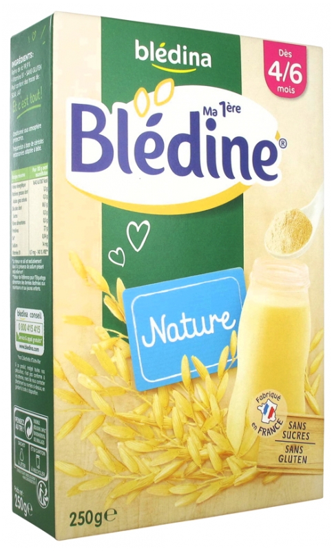 Blédina My 1st Blédine Nature From 4/6 Months 250g