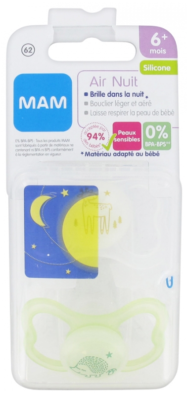 mam air night pacifier