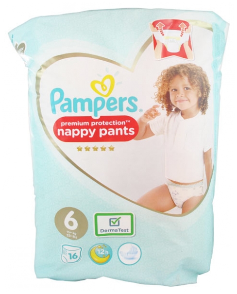 pampers premium protection nappy pants