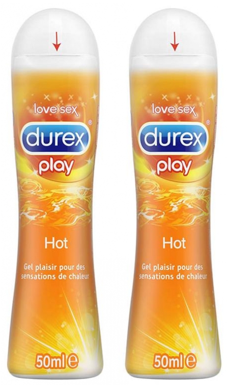 Durex Play Hot Lubricating Gel 2 X 50ml