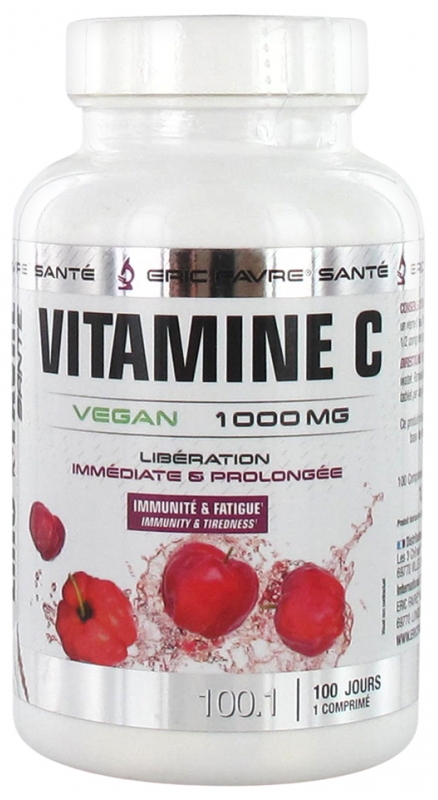 Eric Favre Vitamine C Vegan 1000 Mg 100 Comprimes