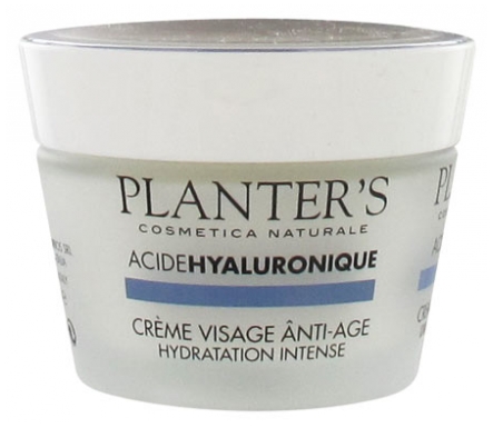 Planter S Acide Hyaluronique Creme Visage Anti Age Hydratation Intense 50 Ml