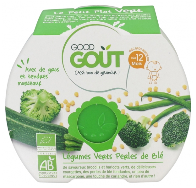 Good Gout Le Petit Plat Grunes Gemuse Weizenperlen Aus 12 Monaten Bio 2 G