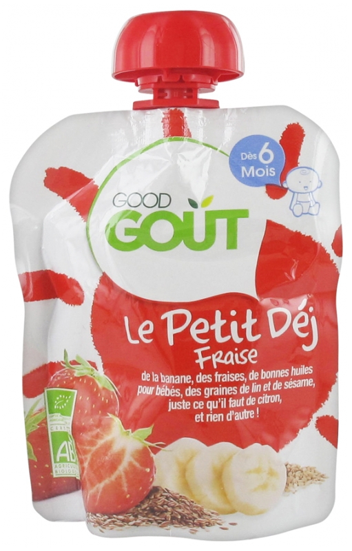 Good Goût Breakfast Organic Strawberry From 6 Months 70 g
