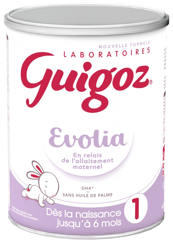 Guigoz Evolia Lait 1er Age Jusqu A 6 Mois 800 G