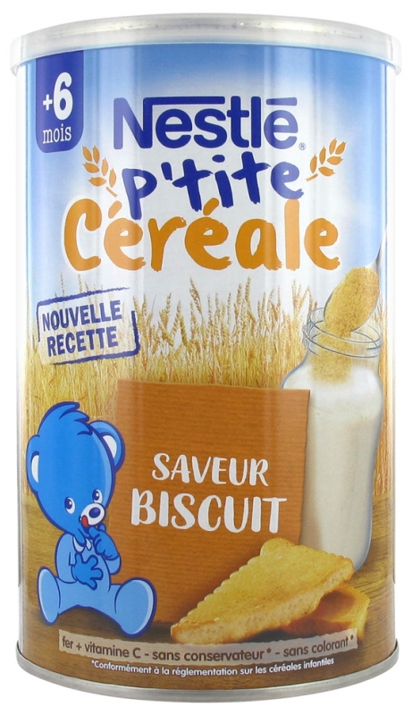 Nestle P Tite Cereal 6 Months And Cookie Flavour 400g