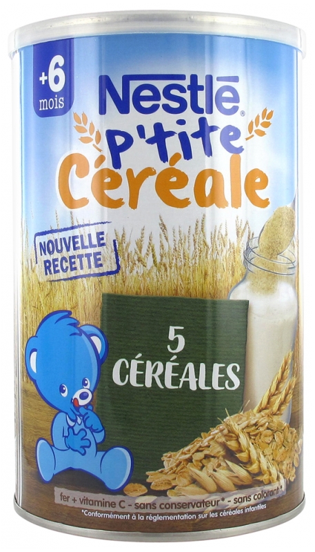 Nestle P Tite Cereale 6 Mois Et 5 Cereales 400 G