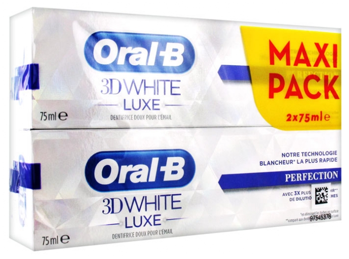 Oral B 3d White Luxe Perfection Zahnpasta 2 X 75 Ml