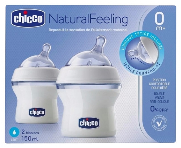 Chicco Natural Feeling 2 Slow Flow Baby 