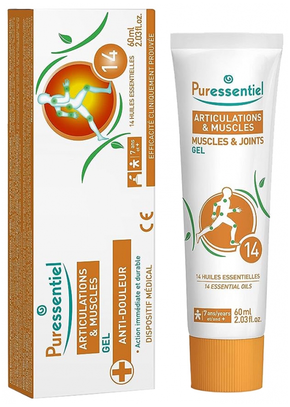 Puressentiel Muscles & Joints Gel with 14 Essential Oils 60ml