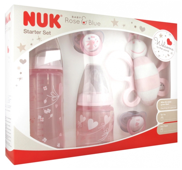 Nuk Coffret Naissance Baby Rose Blue Couleur Rose