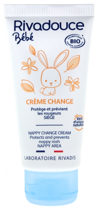 Rivadouce Baby Nappy Change Cream Organic 50g