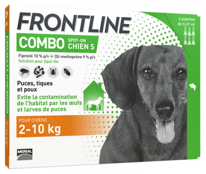 Frontline Combo Chien S 2 10 Kg 6 Pipettes