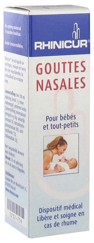 Rhinicur Gouttes Nasales Pour Bebes Et Tout Petits Ml