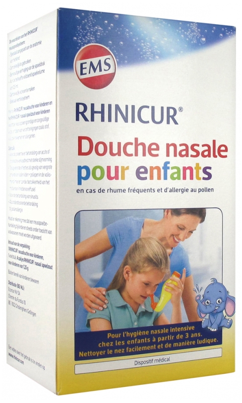 Rhinicur Douche Nasale Pour Enfants Sel De Rincage Nasal Pour Enfants 4 Sachets