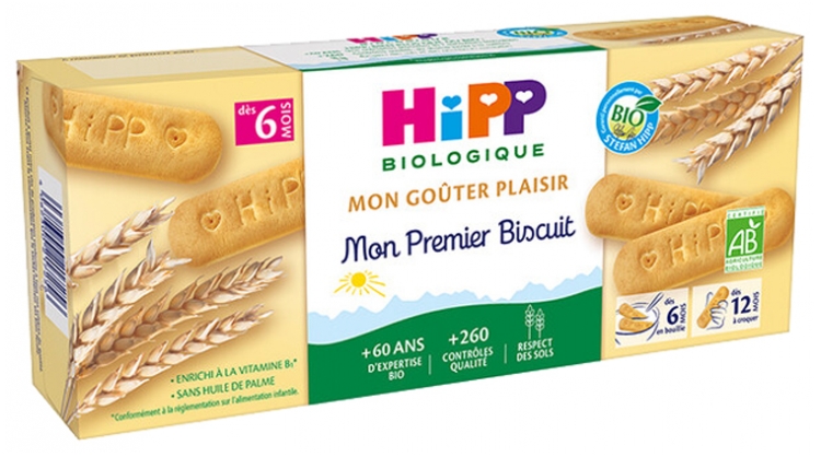 Hipp Mon Gouter Plaisir Mon Premier Biscuit Des 6 Mois Bio 180 G