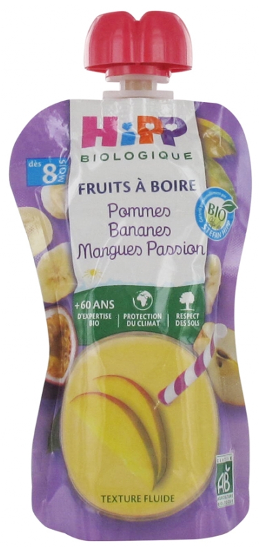 HiPP Ready to Drink Fruits Apples Bananas Mangoes Passion Fruits from 8